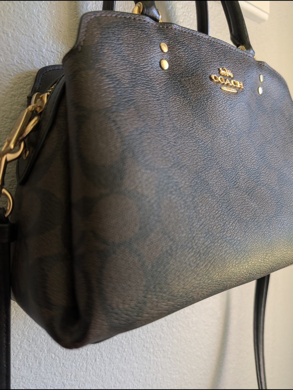 RARE Coach Mini Lillie Carryall Crossbody Bag - Black/Brown EXCELLENT Condition - Picture 4 of 10